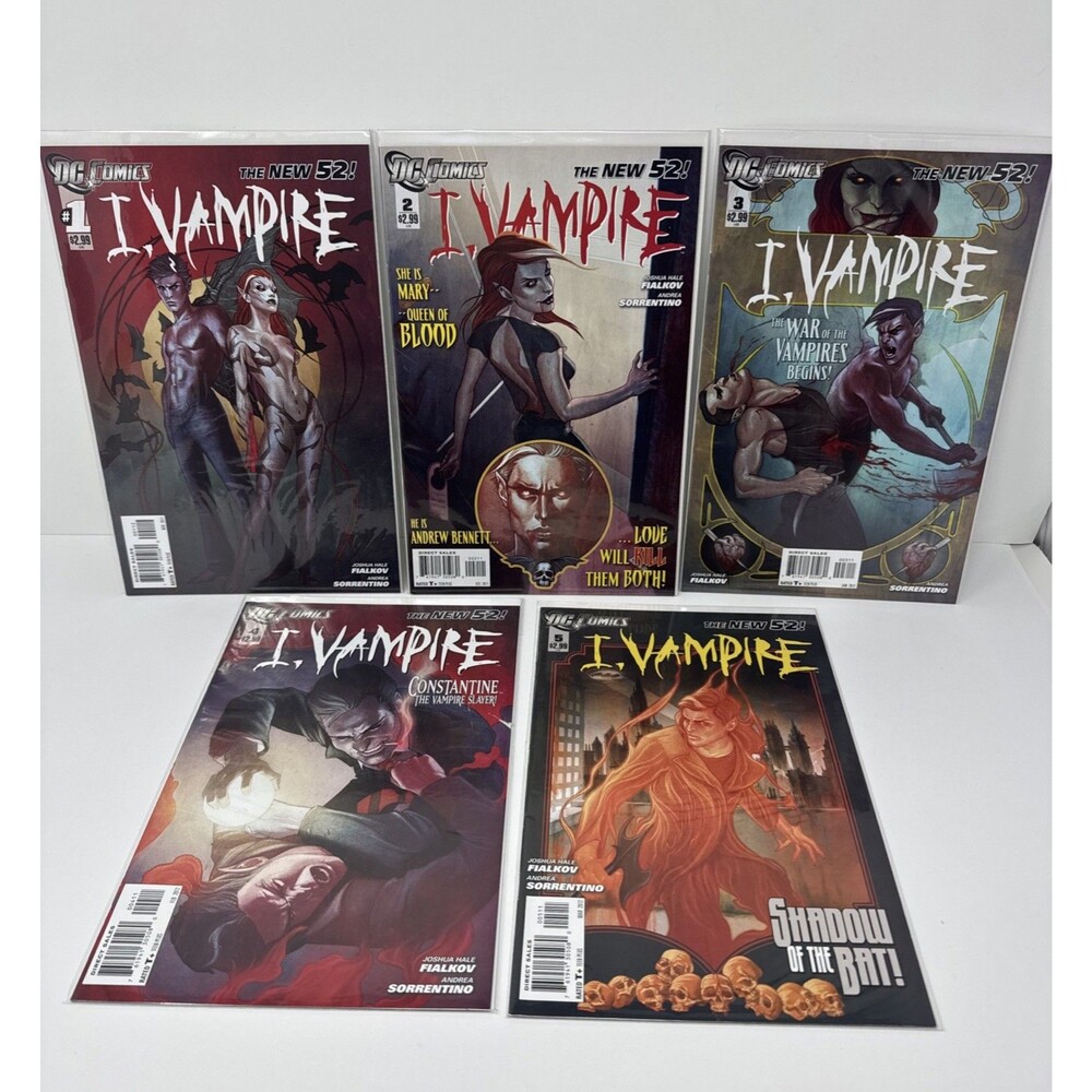 DC Comics The New 52 I Vampire Comic Book Lot Vol. #1 #2 #3 #4 #5 1-5